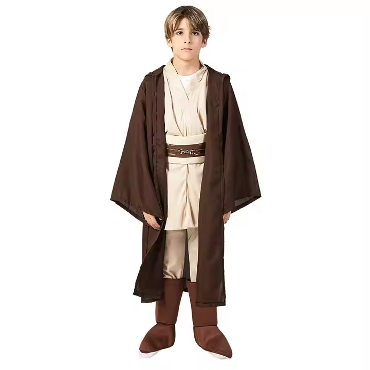 Factory direct sales of new movie character role Playing Jedi knight costumes for Halloween stage performances for boys1